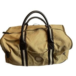 Sting & Paul Simon 2014 tour Canvas Duffle Bag - LEATHER HANDLES Heritage Brand